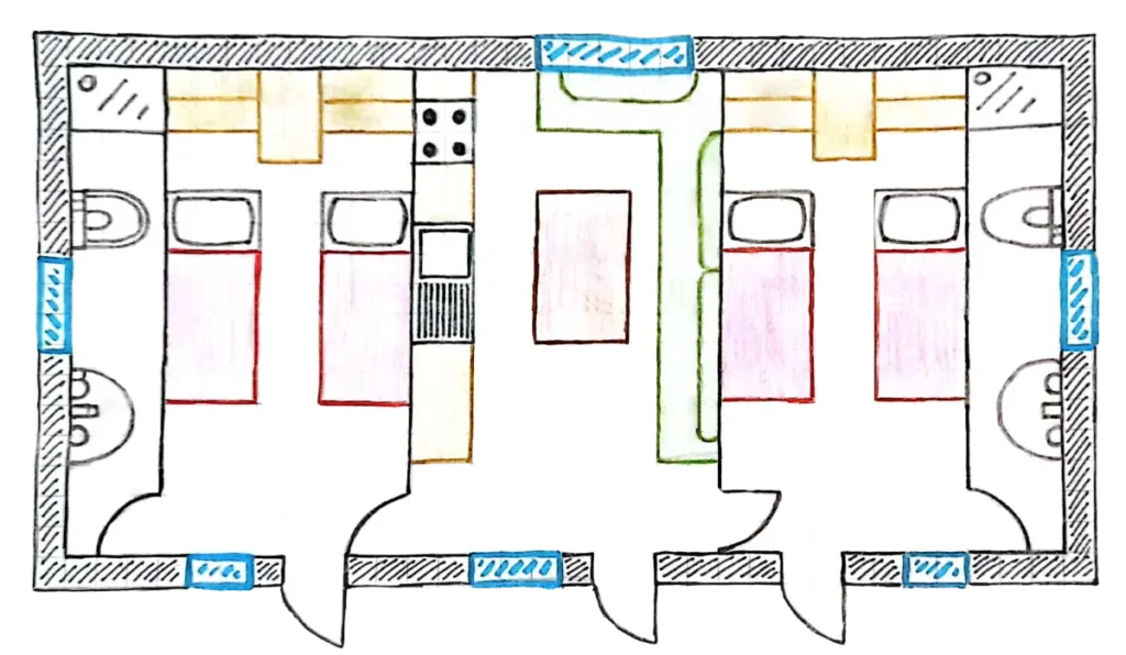 Grundriss des Weißen Hauses